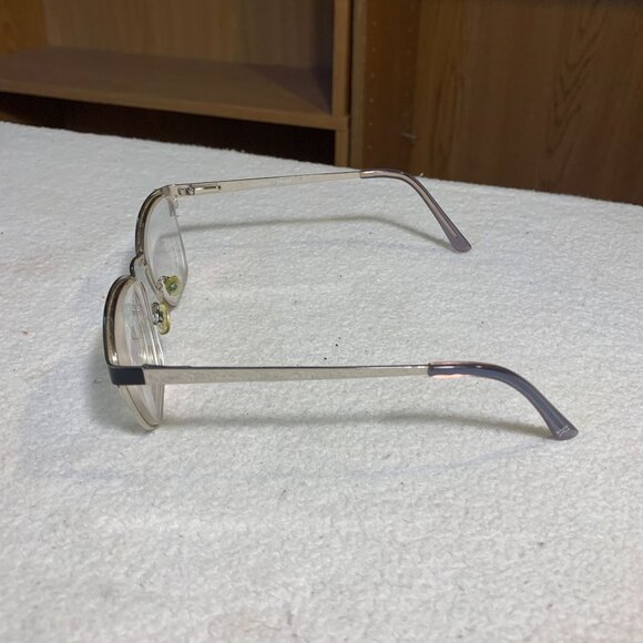 Lenton & Rusby LR5019 001 Black Eyeglasses Silver Square Full Rim 52-16 140 - Picture 9 of 11